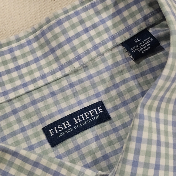 Fish Hippie Performance Button Down XL - Picture 3 of 5